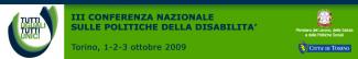 Logo conferenza nazionale disabili